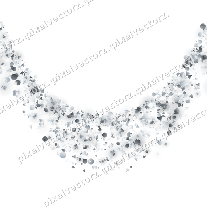 Nahtlose Glitzergirlande in Blassblau auf transparentem Grund
