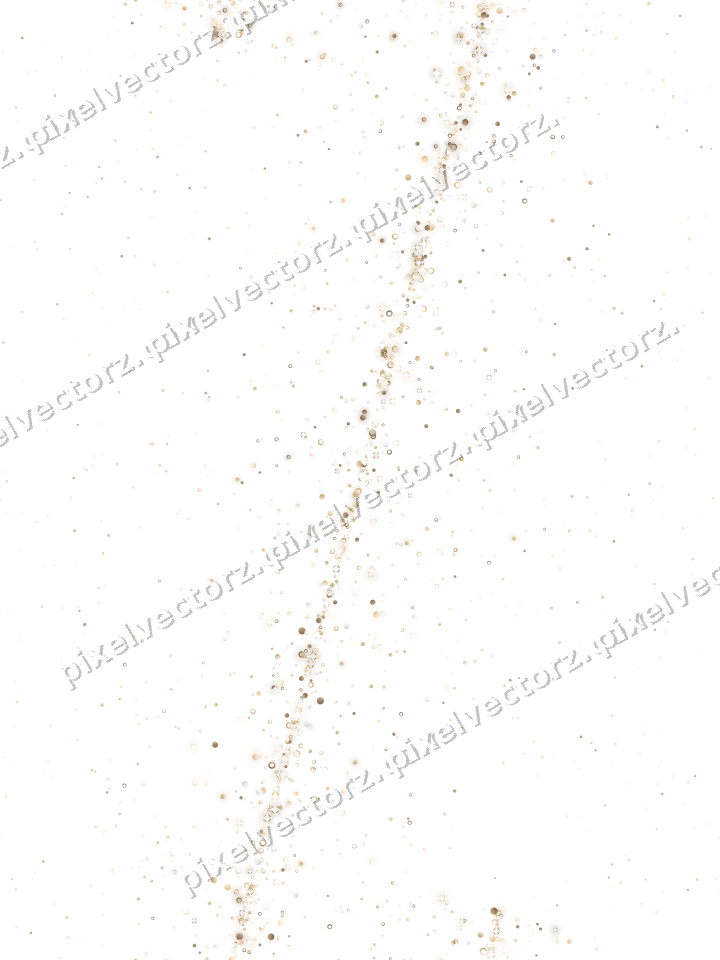 Nahtloses Glitzerband aus Punkten und Ringen auf transparentem Grund