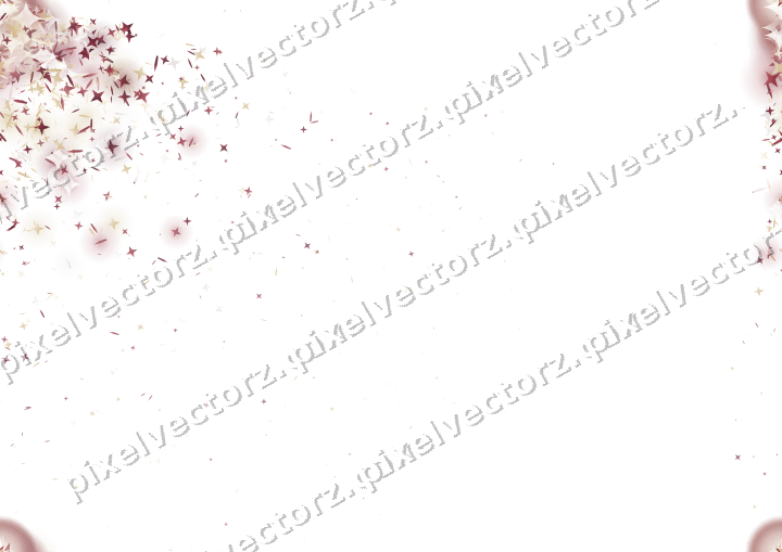 Nahtloser Glitzerfächer in Dunkelrosa und Rot auf transparentem Grund