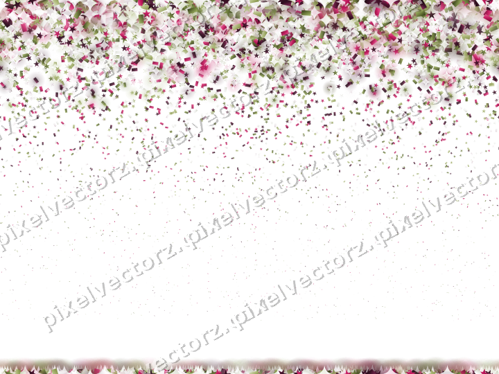 Nahtloser Glitzerregen in Limette und Rosa auf transparentem Grund