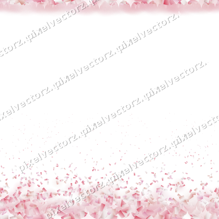 Nahtloser Glitzeraufstieg aus Konfetti auf transparentem Grund