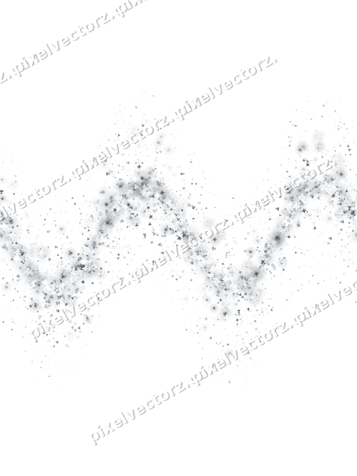 Nahtlose Glitzerwelle in Blassblau auf transparentem Grund