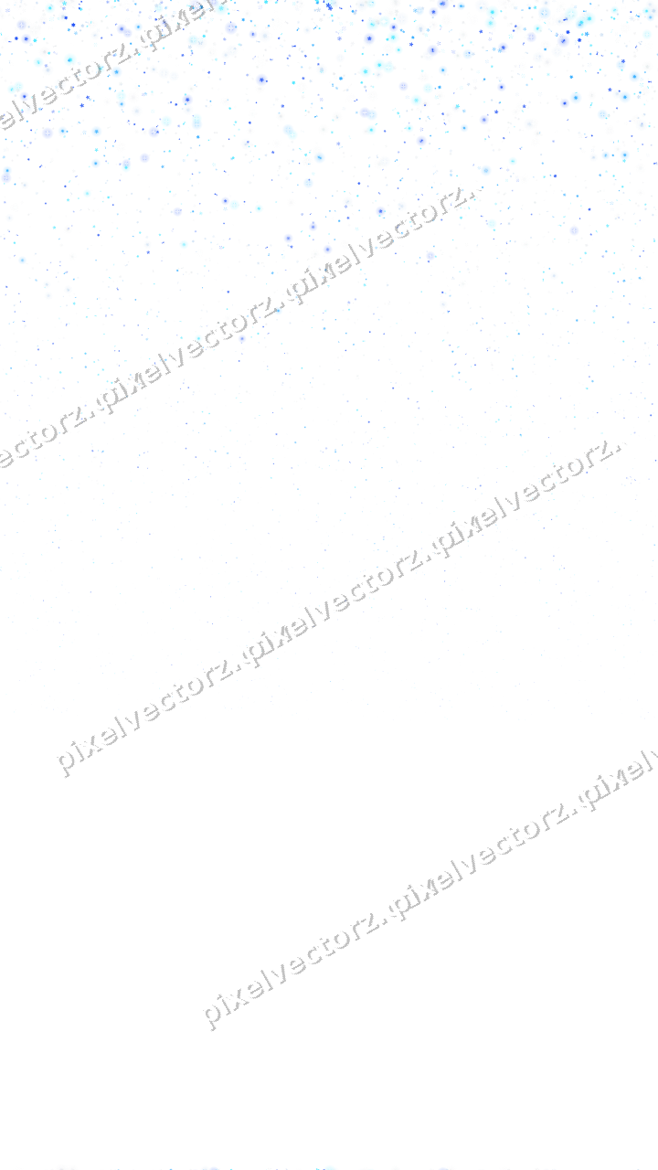 Nahtloser Glitzerregen in Türkis und Blau auf transparentem Grund