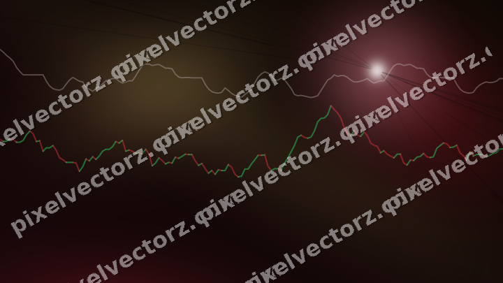 Leuchtender Neon Diagramm Hintergrund in Rosa und Rot