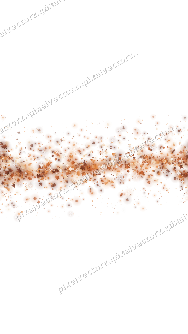 Nahtloses Glitzerband aus Sternen auf transparentem Grund