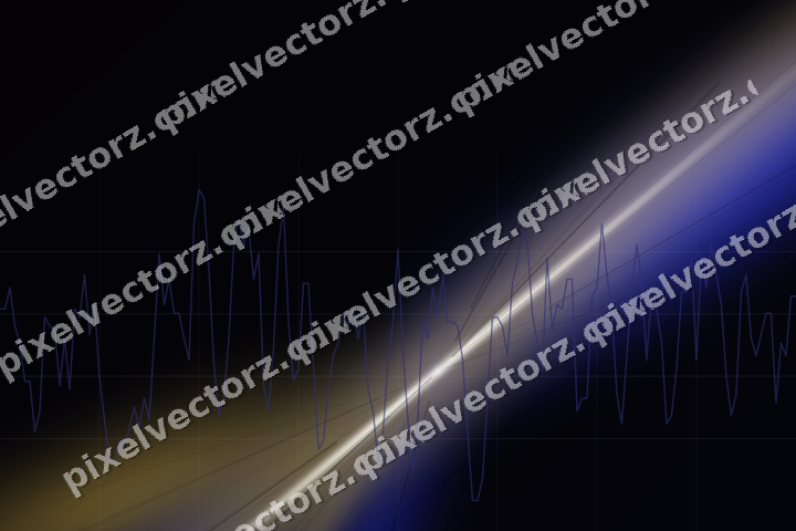 Leuchtender Neon Diagramm Hintergrund in Blau und Bernstein