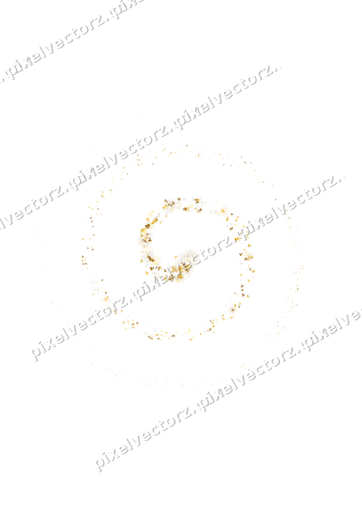 Nahtlose Glitzerspirale aus Sektschalen auf transparentem Grund