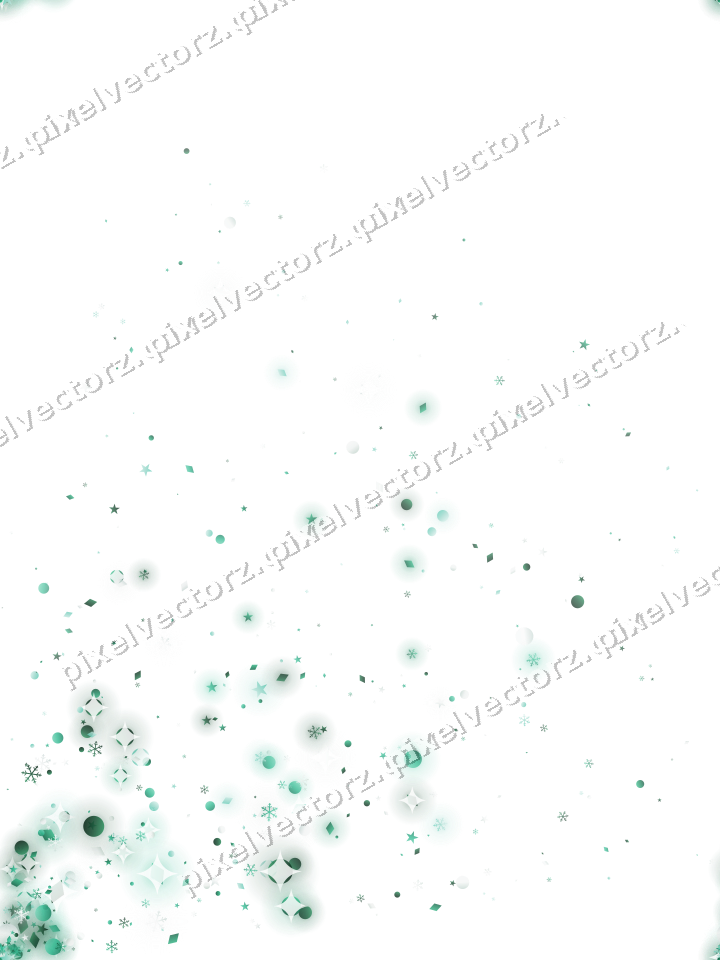 Nahtloser Glitzerfächer auf transparentem Grund
