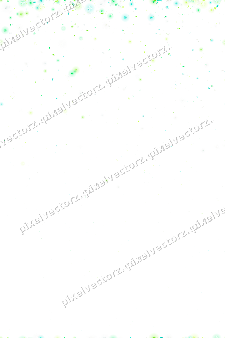 Nahtloser Glitzerregen in Grün und Limette auf transparentem Grund