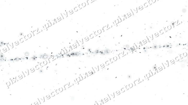 Nahtloses Glitzerband aus Tropfen in Blassblau auf transparentem Grund
