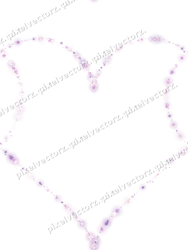 Nahtloses Glitzerherz in Magenta und Violett auf transparentem Grund