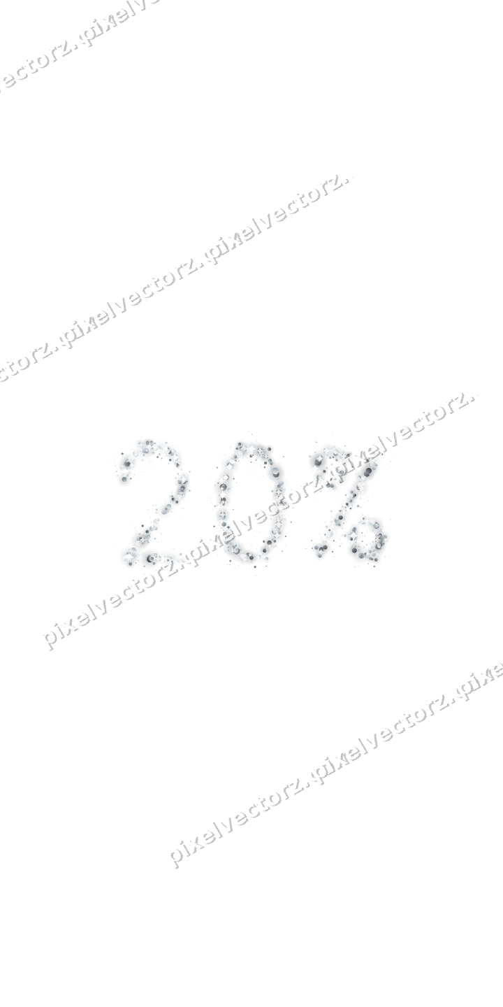 Nahtlose Glitzerzahl 20% aus Punkten auf transparentem Grund