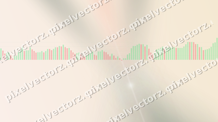 Zarter Pastell Diagramm Hintergrund in Dunkelgrün und Orange