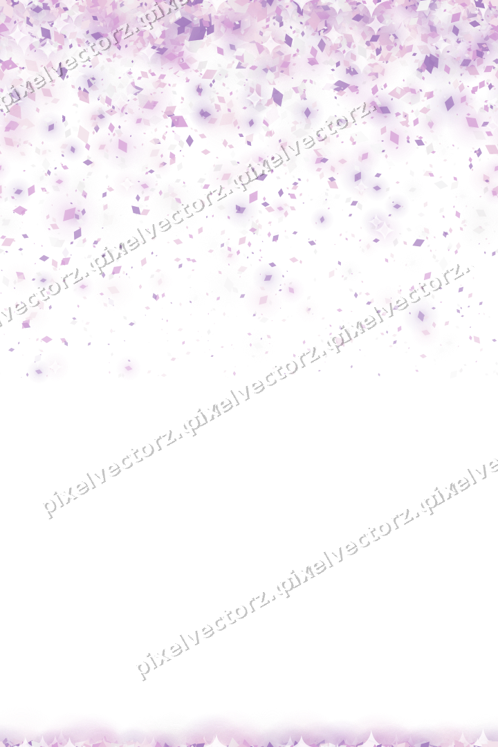 Nahtloser Glitzerregen aus Rauten in Magenta auf transparentem Grund