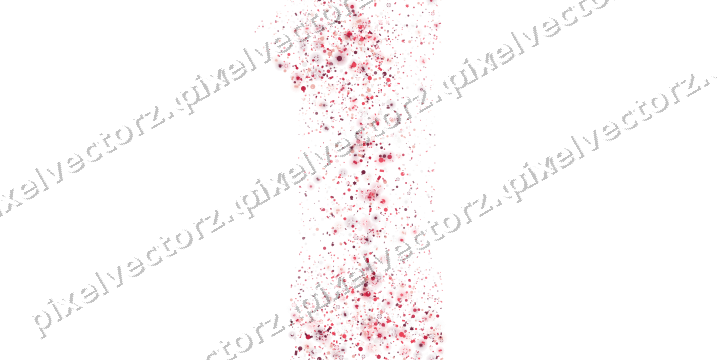 Nahtlose Glitzerzahl 1 aus Sternen und Punkten auf transparentem Grund