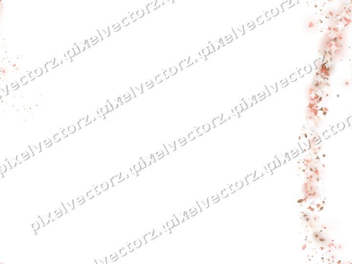 Nahtloser Sternenschweif in Orange und Rot auf transparentem Grund
