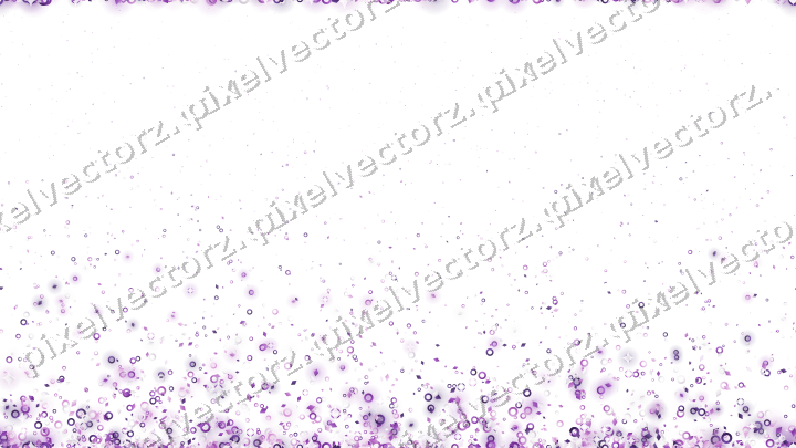 Nahtloser Glitzeraufstieg in Violett auf transparentem Grund