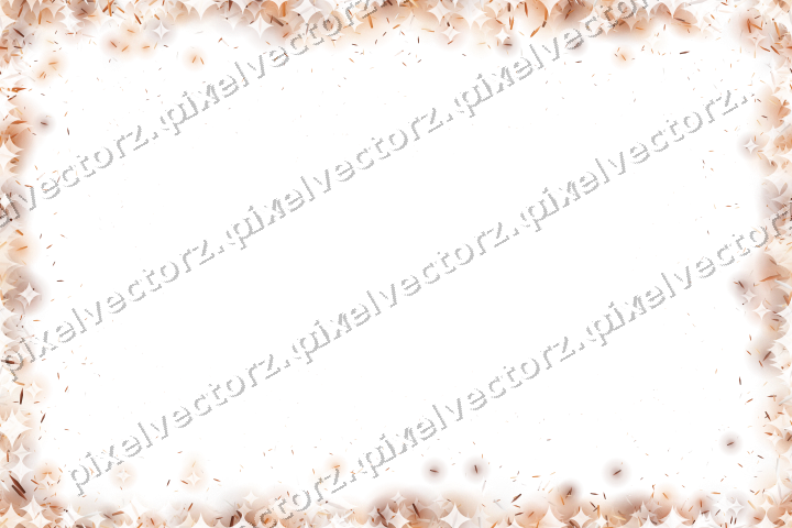 Nahtlose Glitzervignette aus Splittern auf transparentem Grund