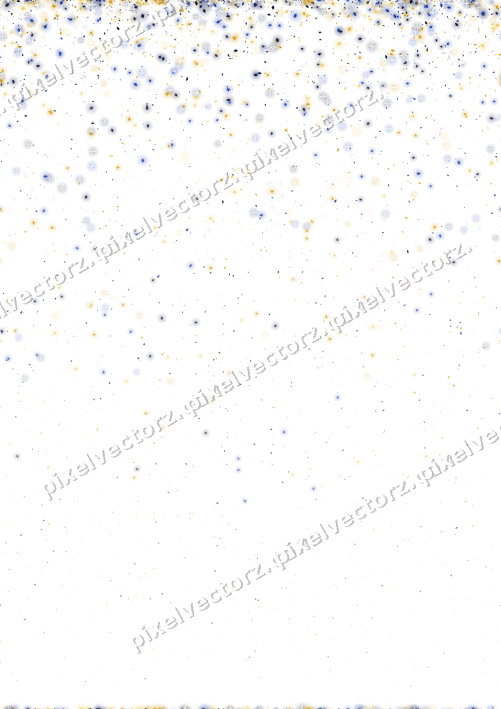 Nahtloser Glitzerregen aus Tropfen und Rauten auf transparentem Grund