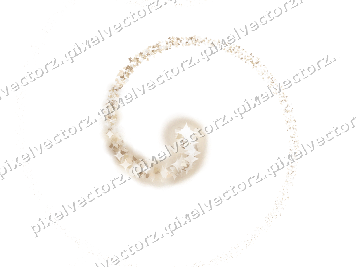 Nahtlose Glitzerspirale aus Sektschalen auf transparentem Grund