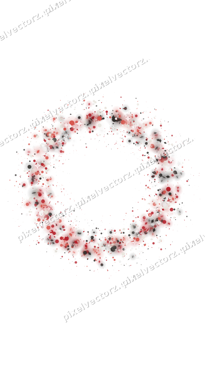 Nahtloser Glitzerkranz aus Punkten und Rauten auf transparentem Grund