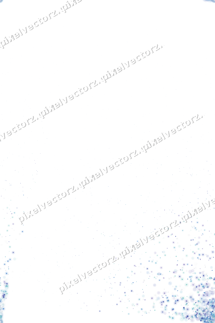 Nahtloser Glitzerfächer in Blau und Türkis auf transparentem Grund