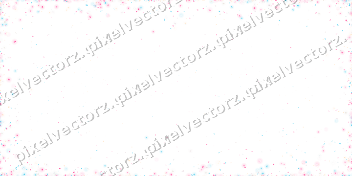 Nahtlose Glitzervignette in Rosa und Türkis auf transparentem Grund