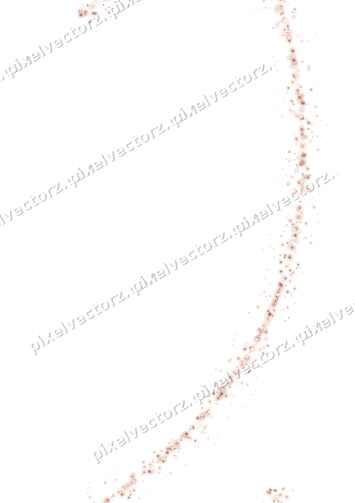 Nahtloser Glitzerbogen in Orange und Rot auf transparentem Grund