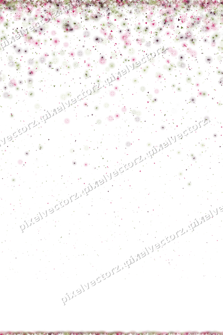 Nahtloser Glitzerregen in Limette und Rosa auf transparentem Grund