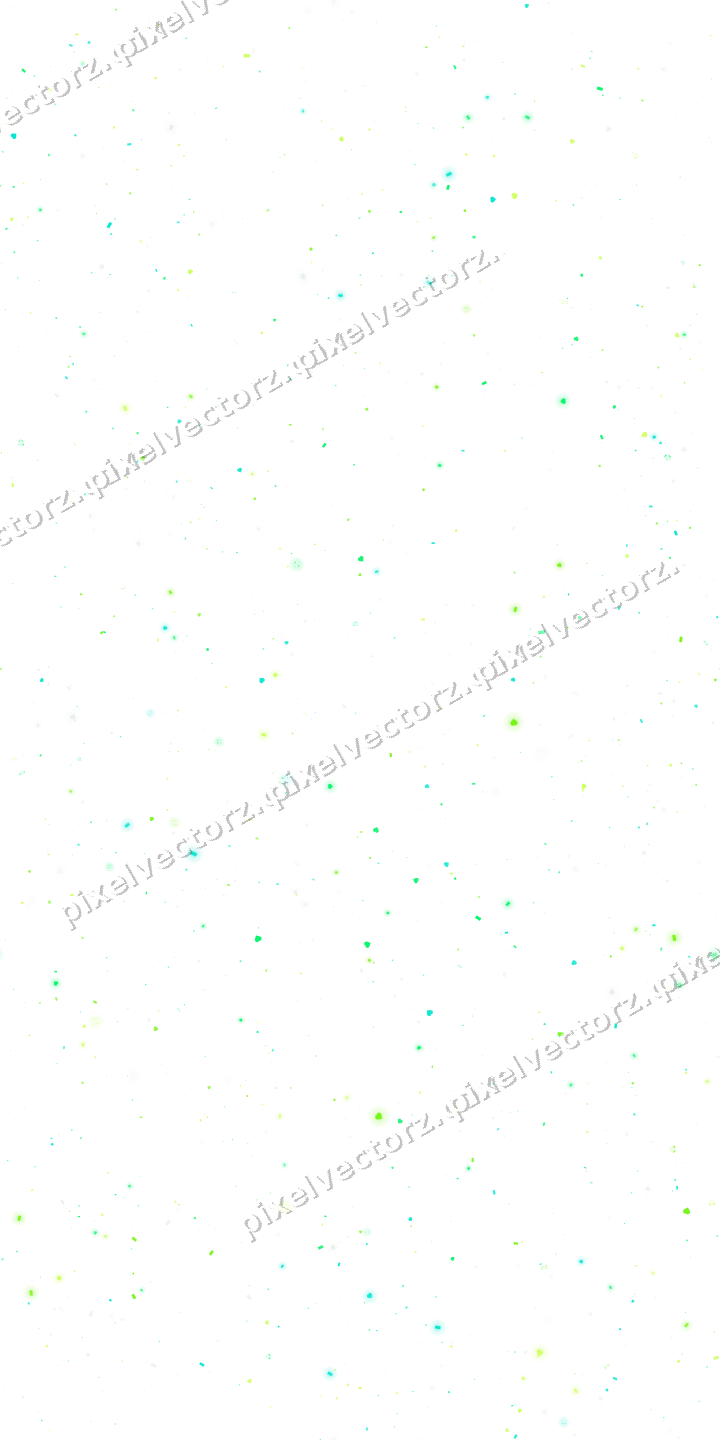 Nahtlose Glitzerstreuung in Grün und Limette auf transparentem Grund