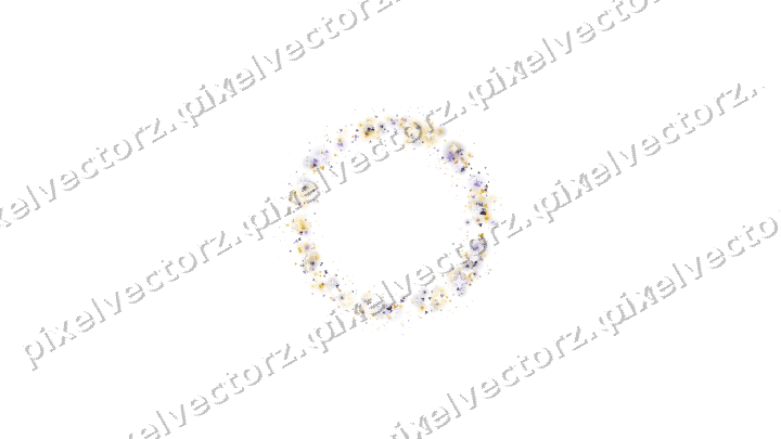 Nahtloser Glitzerkranz aus Sektschalen auf transparentem Grund
