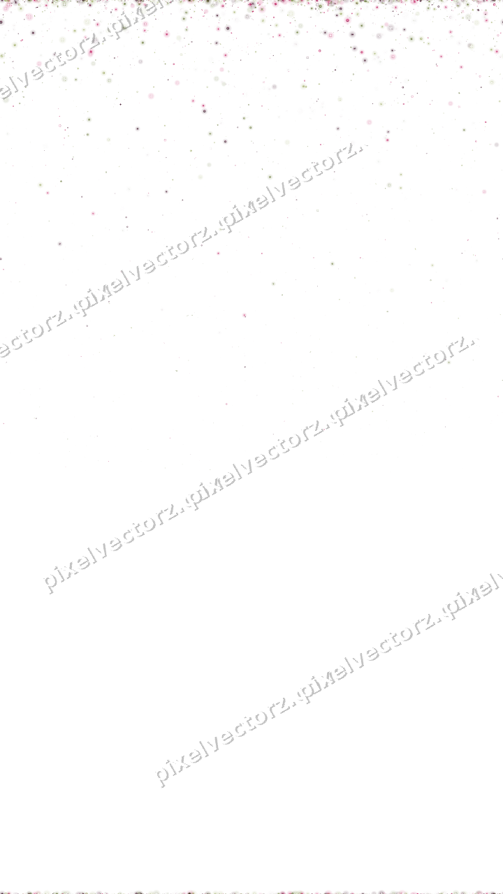Nahtloser Glitzerregen aus Sternen und Blüten auf transparentem Grund