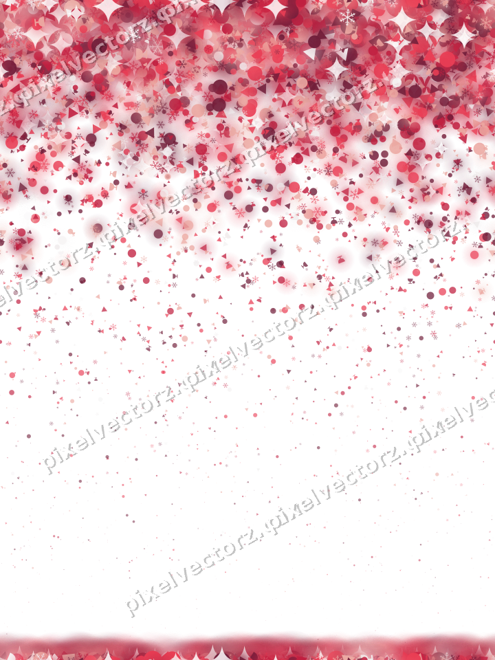 Nahtloser Glitzerregen in Rosa und Rot auf transparentem Grund