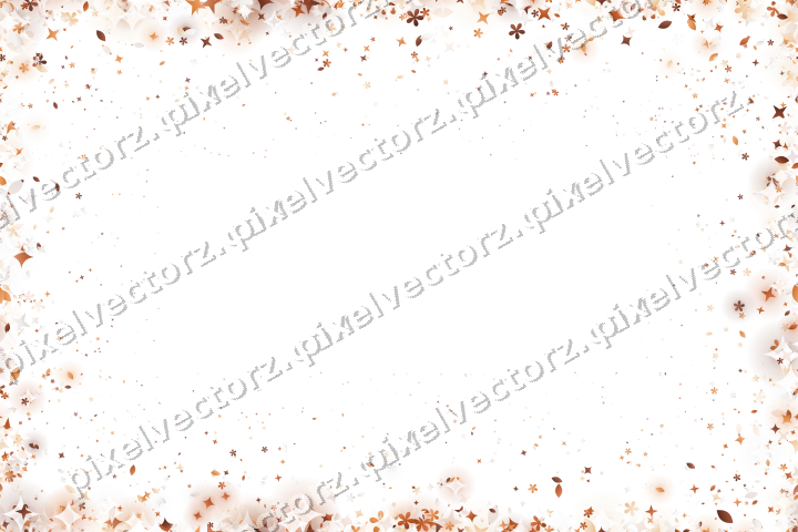 Nahtlose Glitzervignette auf transparentem Grund