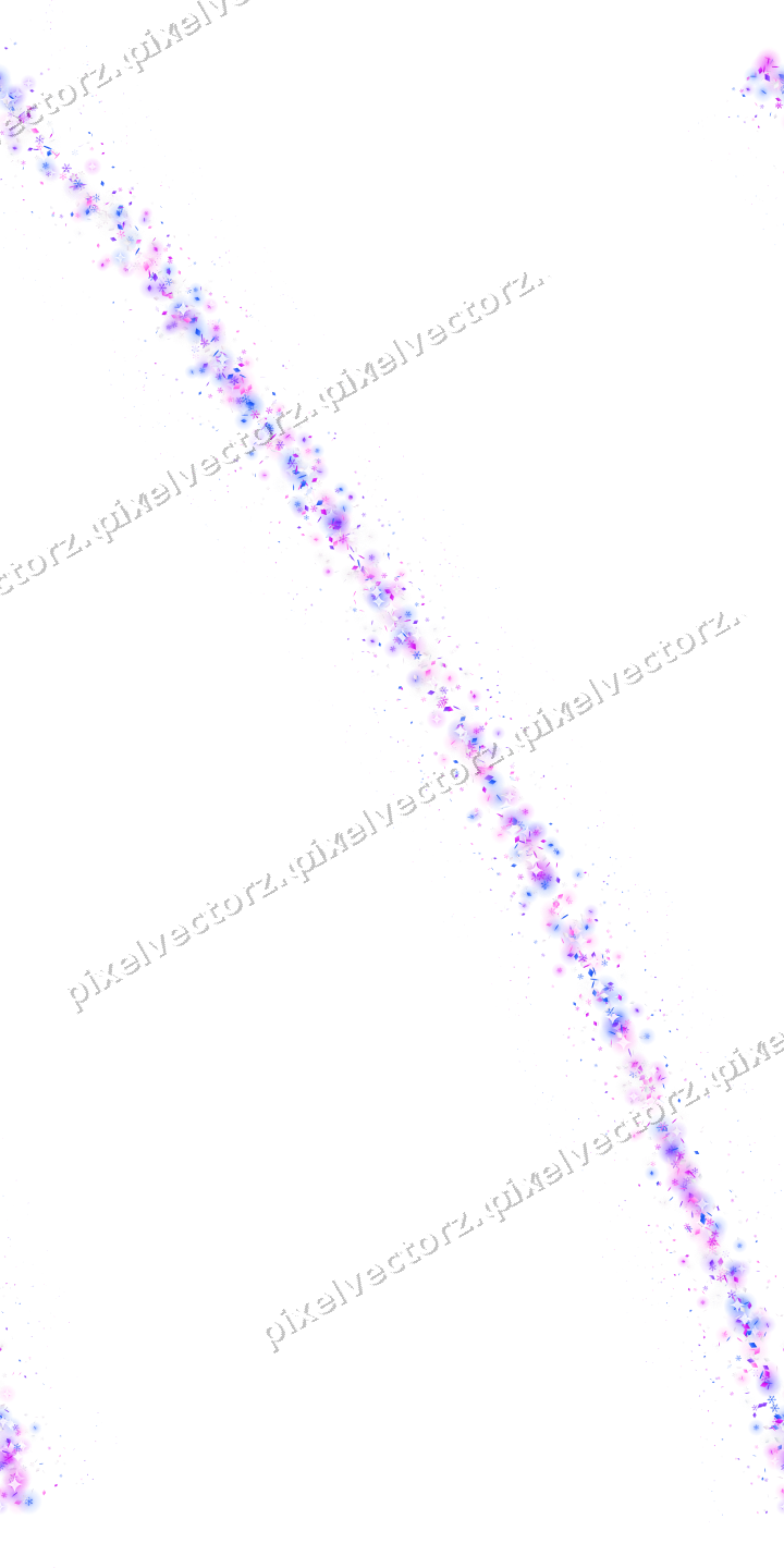 Nahtloser Glitzerbogen in Violett und Blau auf transparentem Grund