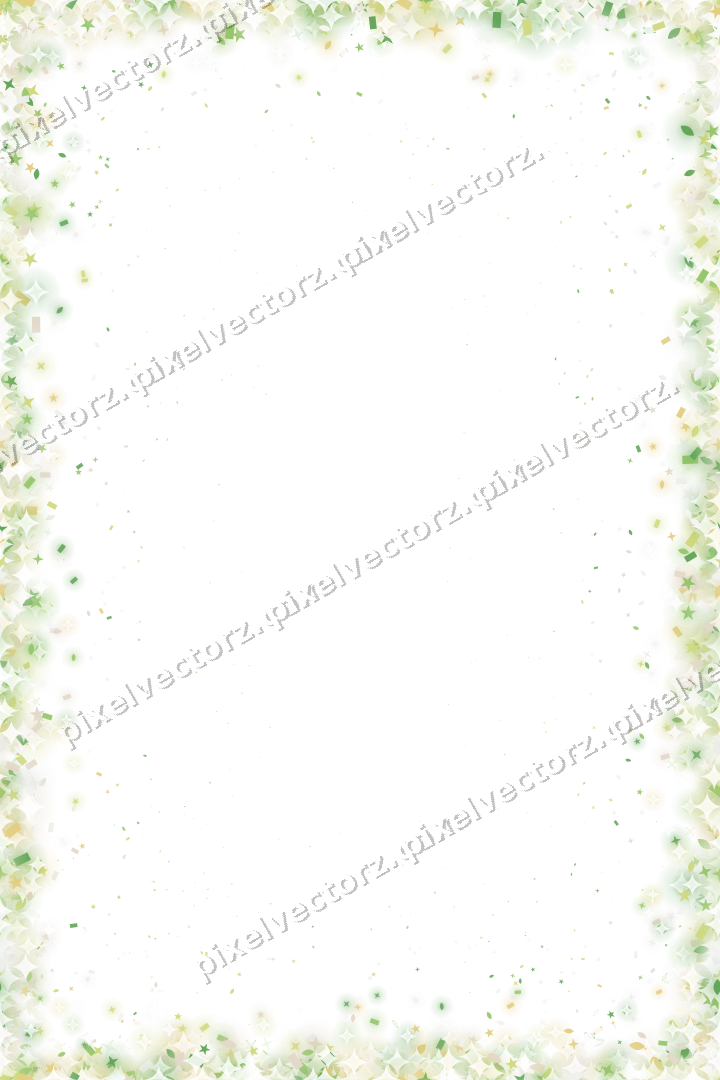 Nahtlose Glitzervignette in Limette und Gelb auf transparentem Grund