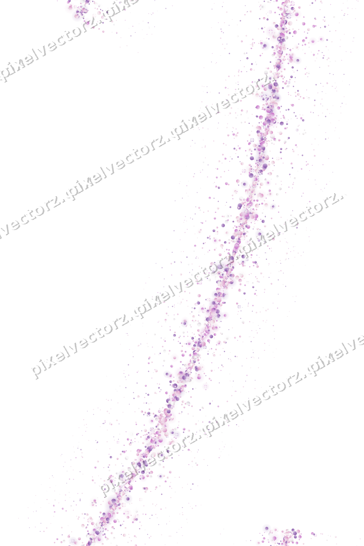 Nahtloser Glitzerbogen aus Punkten in Magenta auf transparentem Grund