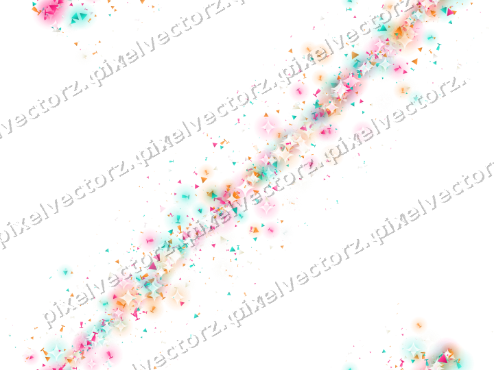 Nahtloses Glitzerband in Rosa und Orange auf transparentem Grund