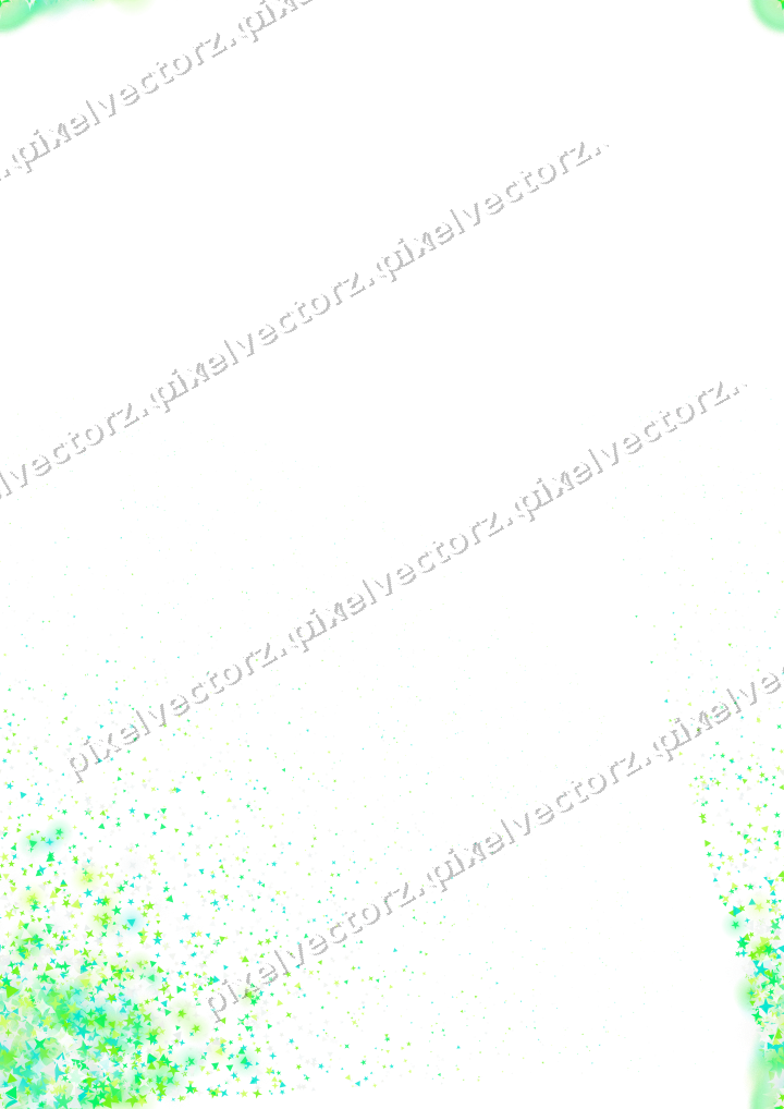 Nahtloser Glitzerfächer in Grün und Limette auf transparentem Grund