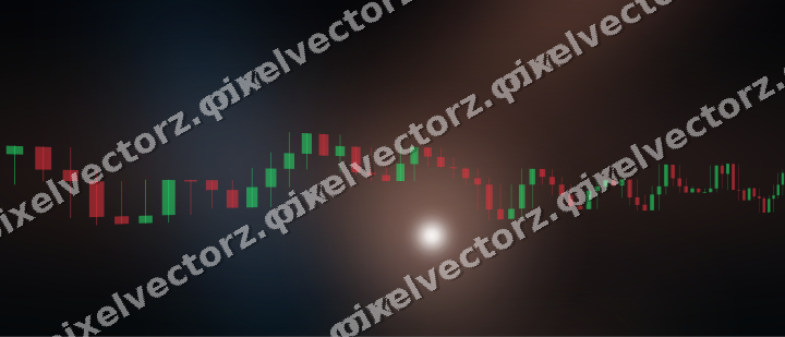 Leuchtender Neon Diagramm Hintergrund in Orange und Türkis