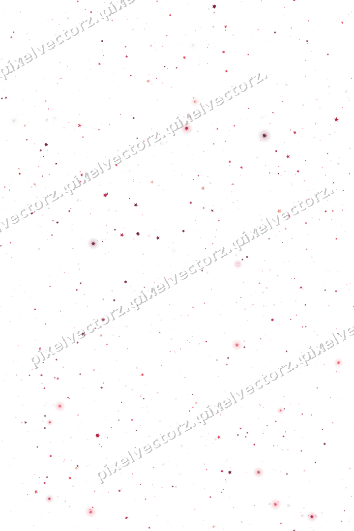 Nahtlose Glitzerstreuung aus Sternen in Rosa auf transparentem Grund