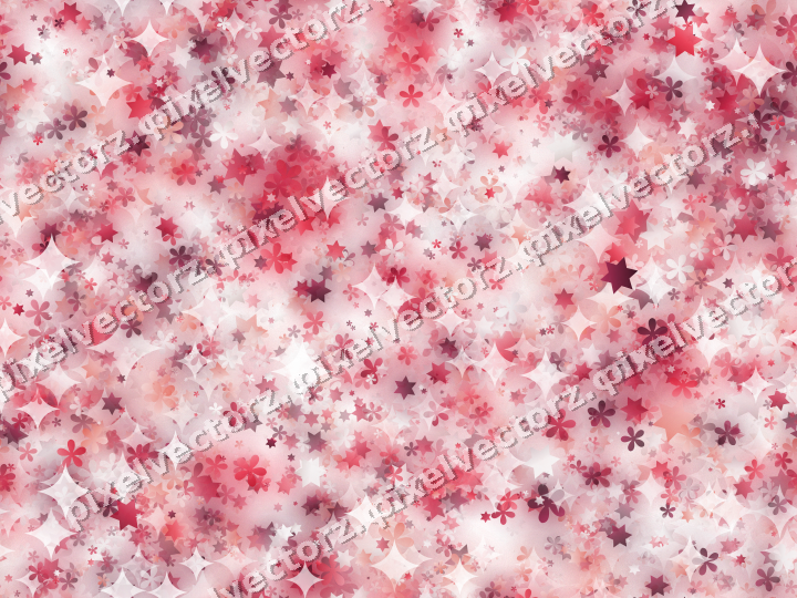 Nahtlose Glitzerstreuung in Rosa und Rot auf transparentem Grund