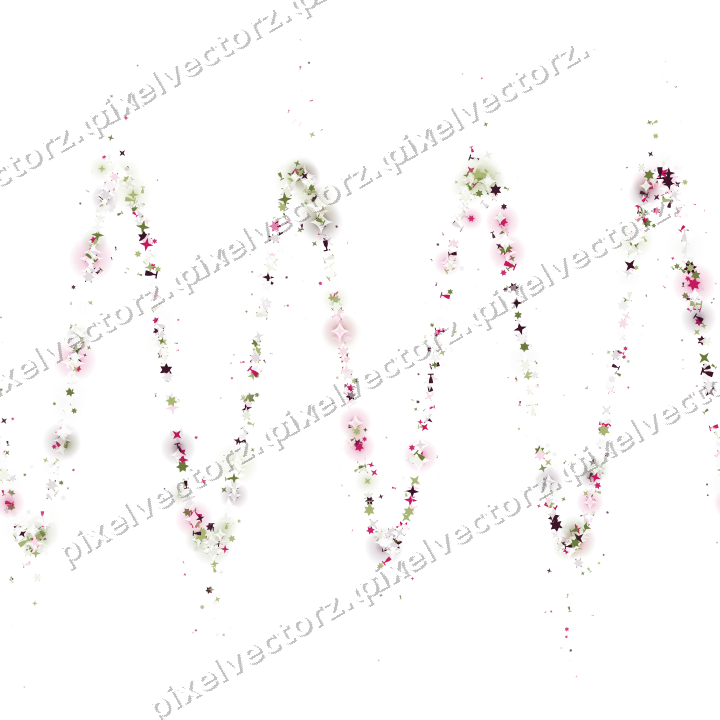 Nahtlose Glitzerwelle in Limette und Rosa auf transparentem Grund