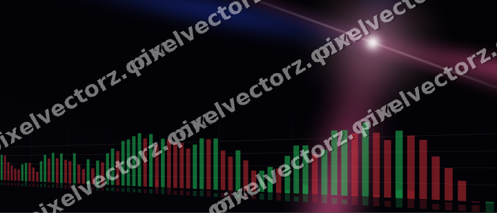 Leuchtender Neon Diagramm Hintergrund in Rosa und Blau