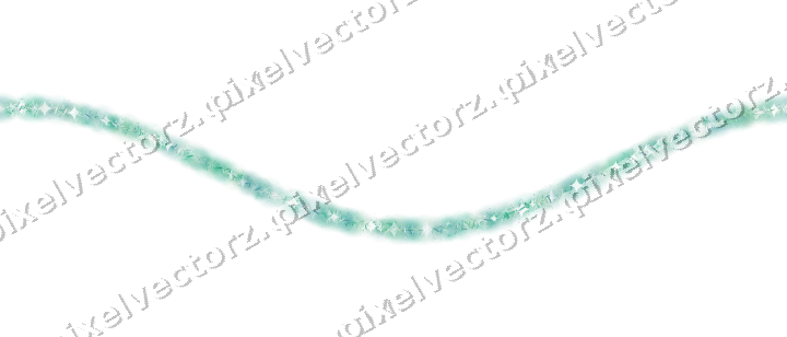 Nahtlose Glitzerwelle aus Splittern in Grün auf transparentem Grund