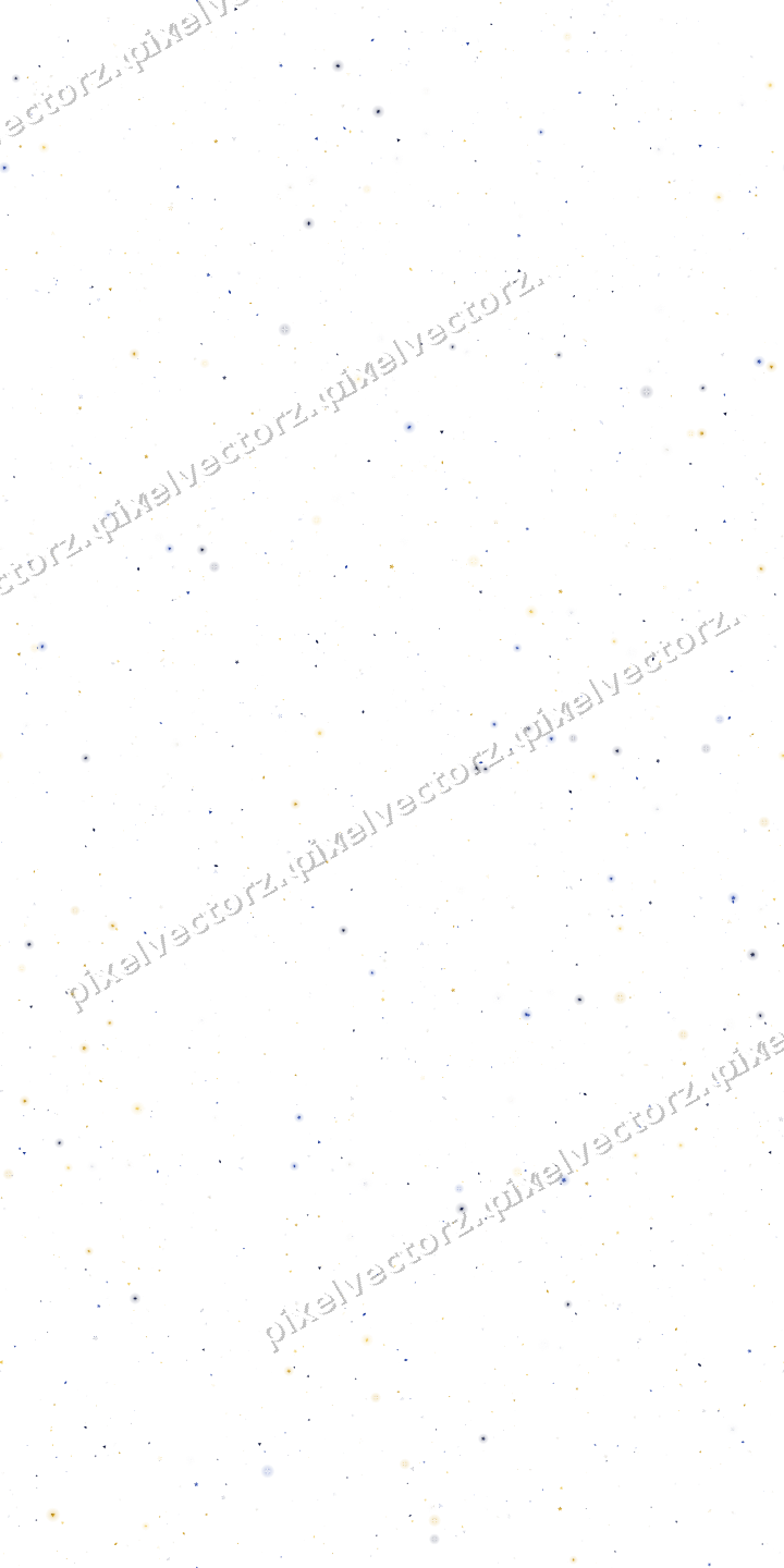 Nahtlose Glitzerstreuung in Bernstein und Blau auf transparentem Grund