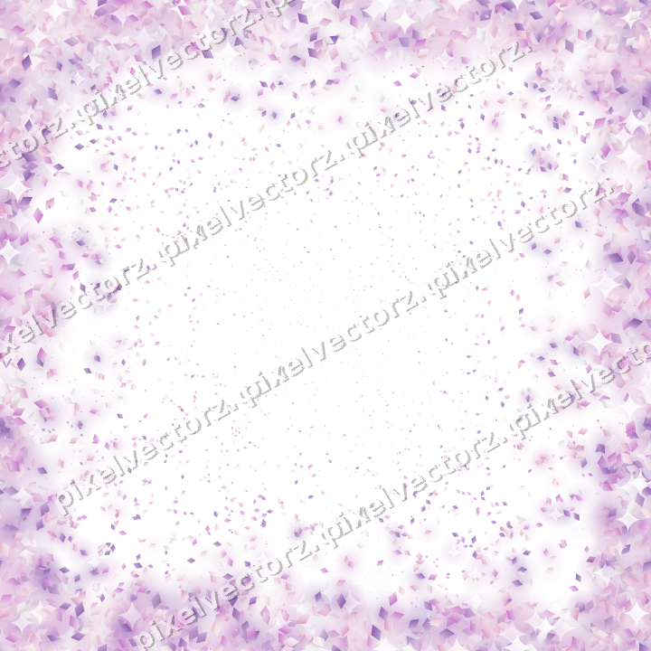 Nahtlose Glitzervignette aus Rauten in Magenta auf transparentem Grund