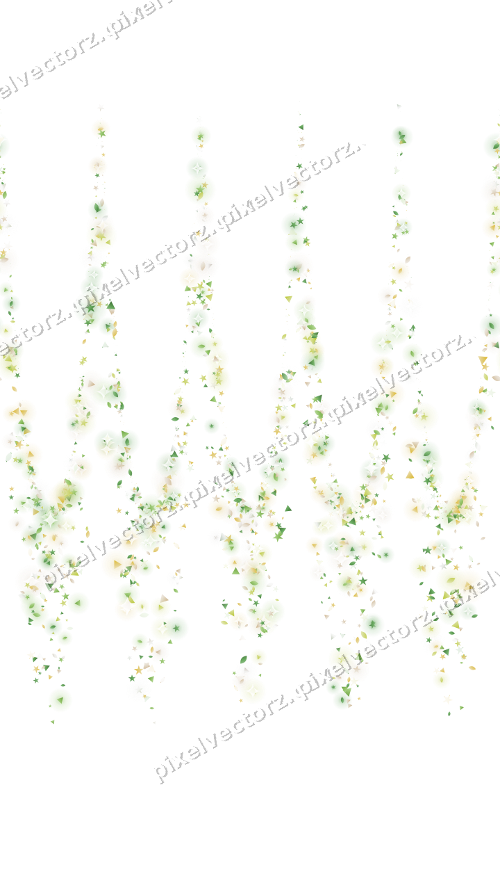 Nahtlose Glitzergirlande in Limette und Gelb auf transparentem Grund