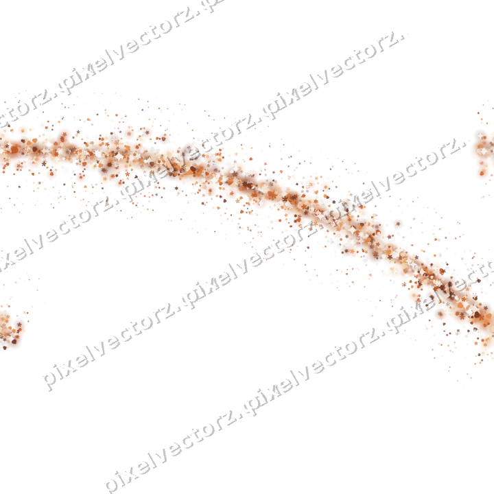 Nahtloser Glitzerbogen auf transparentem Grund