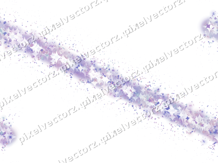 Nahtloses Glitzerband in Violett und Blau auf transparentem Grund